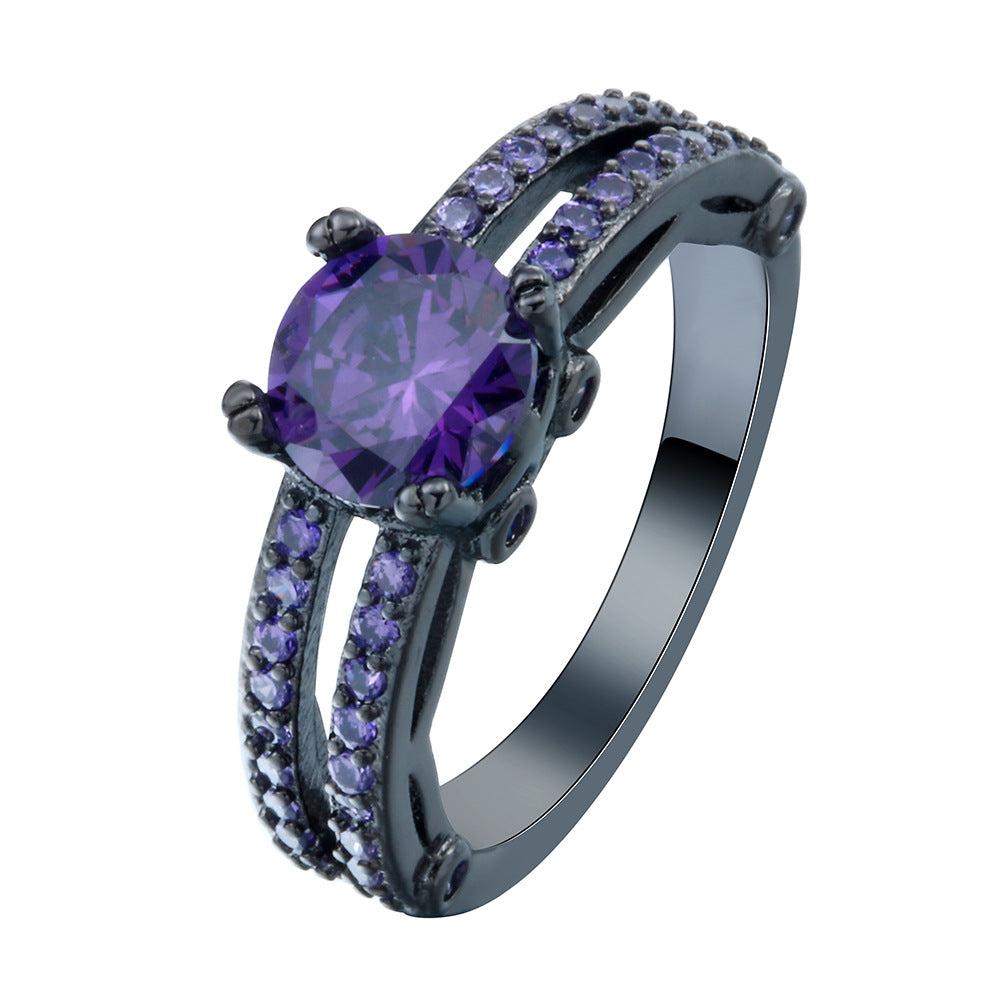 Copper Zircon Statement Ring