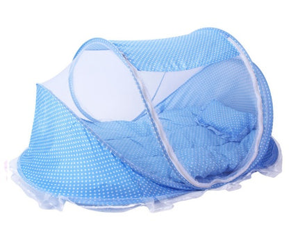 Foldable Baby Bed Net and Pillow Set