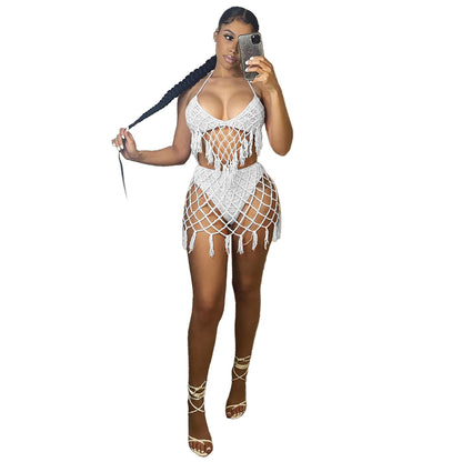 Seaside Knit Swimwear Set
