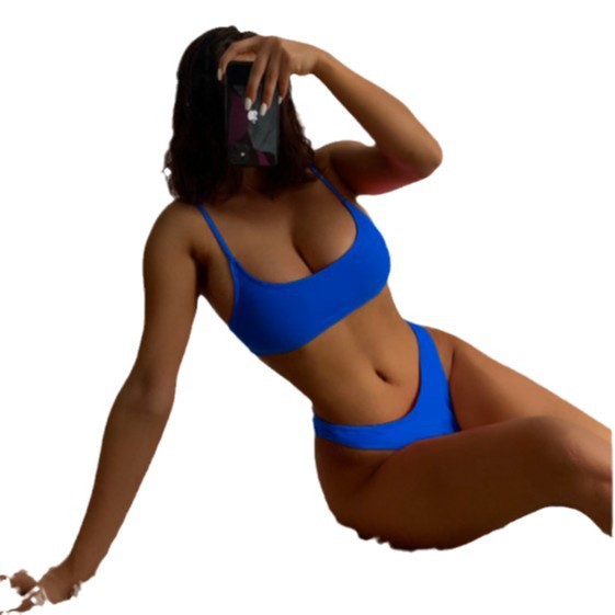 Sapphire Blue String Bikini