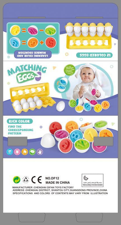 Montessori Egg Shape Matching Toy