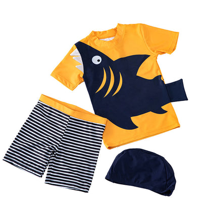 Boys Quick-Dry Beach Swimwear Set
