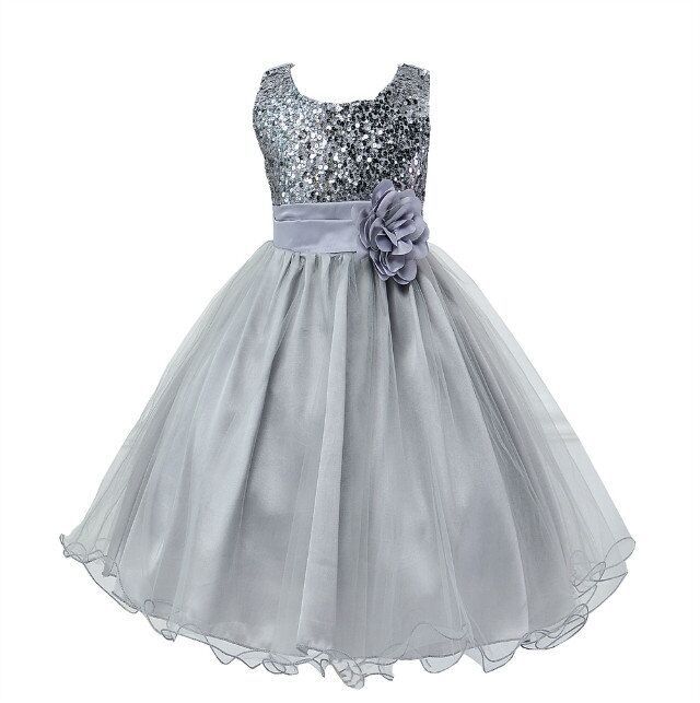 Girls Sequin Princess Dress
