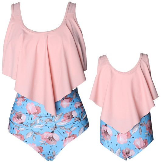 Ruffled Matching Family Swimwear