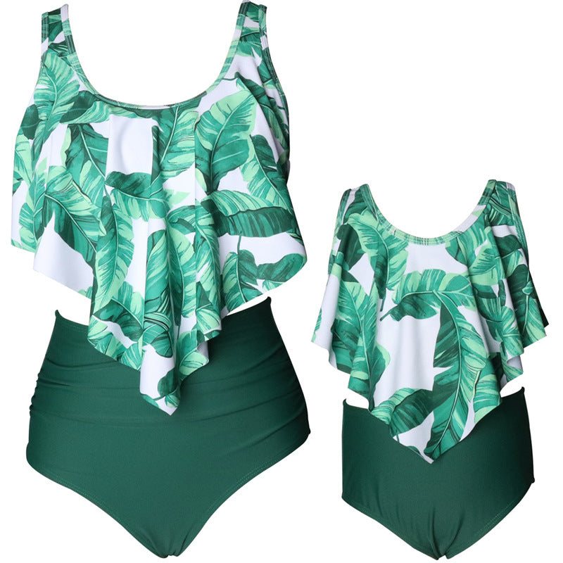 Ruffled Matching Family Swimwear