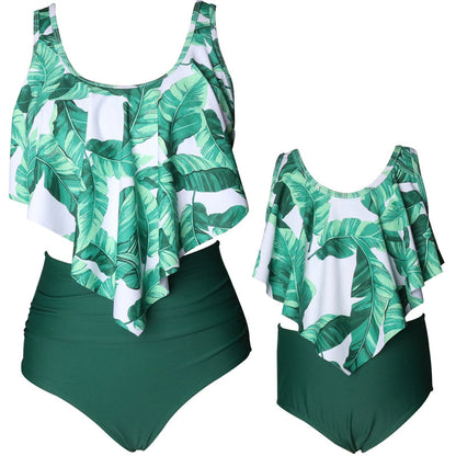 Ruffled Matching Family Swimwear