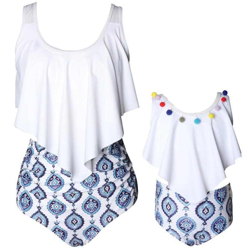 Ruffled Matching Family Swimwear