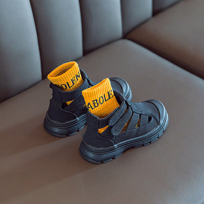 Girls Side-Zip Sandals