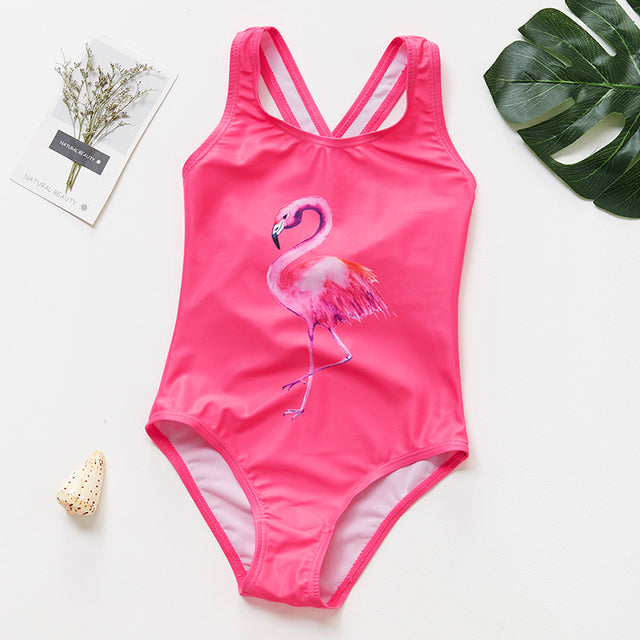 Girls Colorful Summer Swimsuit