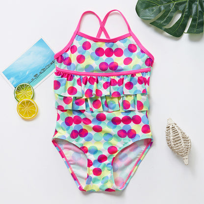 Girls Colorful Summer Swimsuit