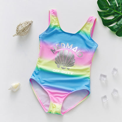 Girls Colorful Summer Swimsuit