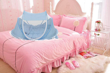 Foldable Baby Bed Net and Pillow Set