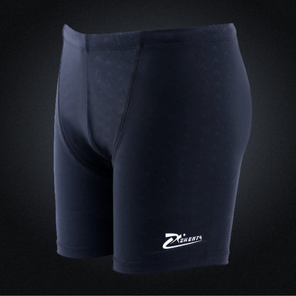 Men’s Quick-Dry Black Swim Trunks