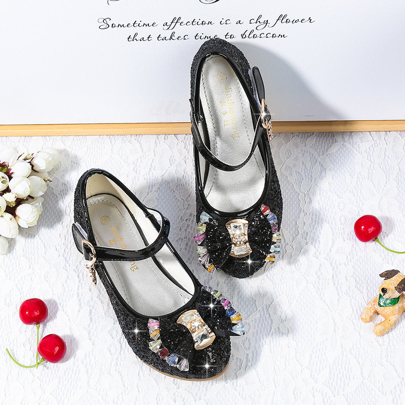 Girls Crystal Princess Shoes