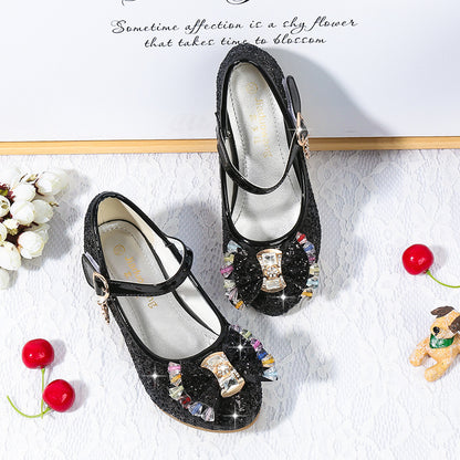 Girls Crystal Princess Shoes