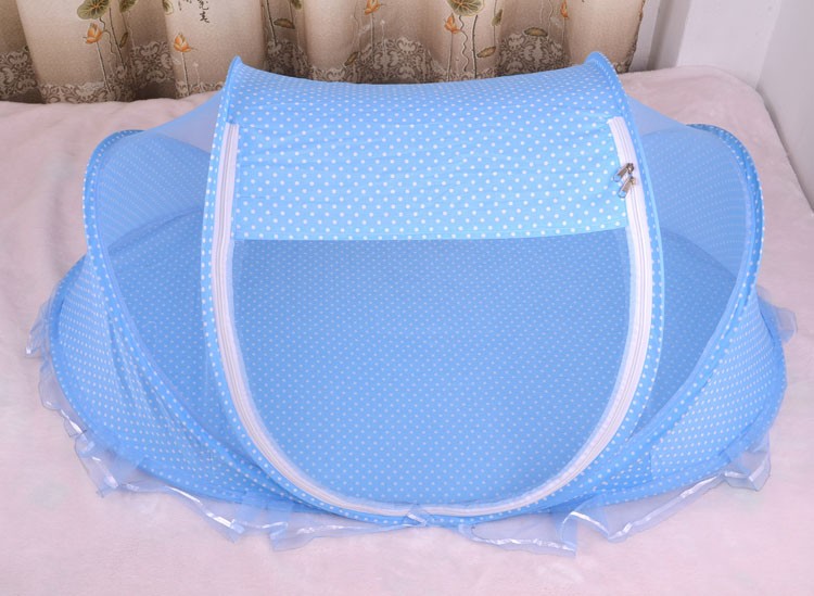 Foldable Baby Bed Net and Pillow Set