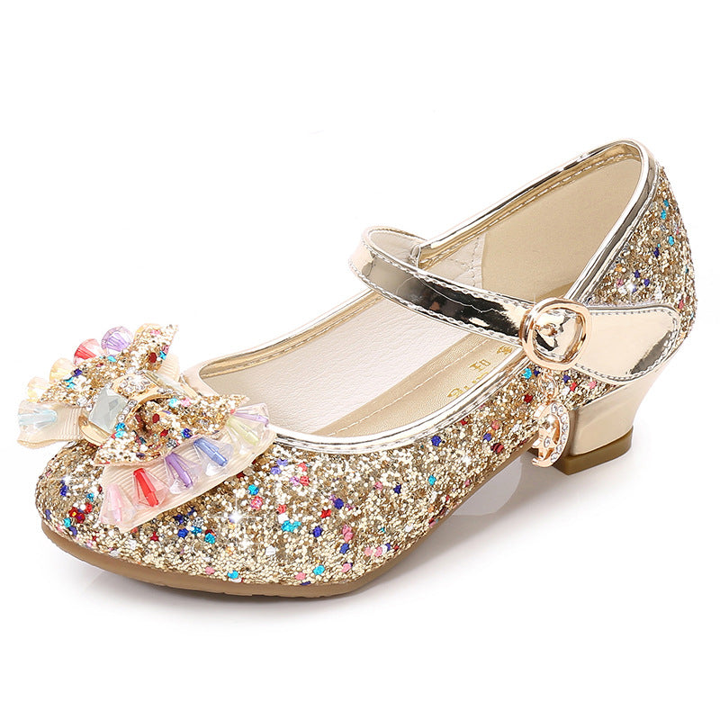 Girls Crystal Princess Shoes