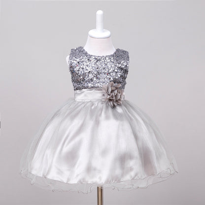 Girls Sequin Princess Dress
