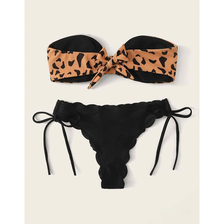 Leopard Print Bikini Set