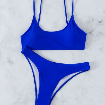 Sapphire Blue String Bikini
