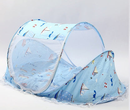 Foldable Baby Bed Net and Pillow Set