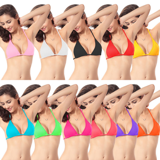 Solid Color Bikini Top
