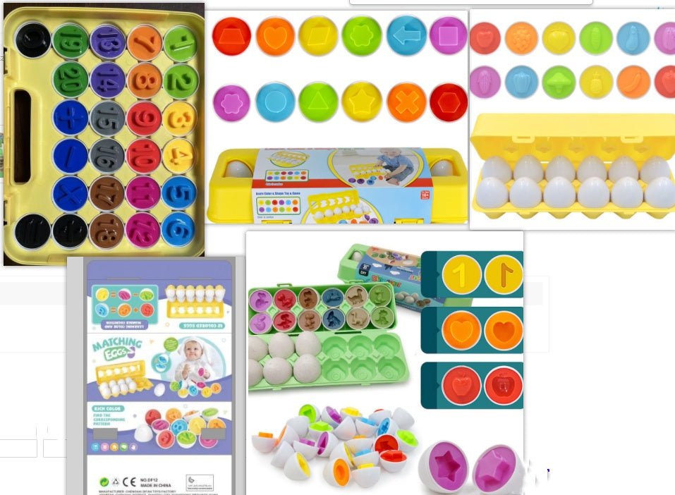 Montessori Egg Shape Matching Toy