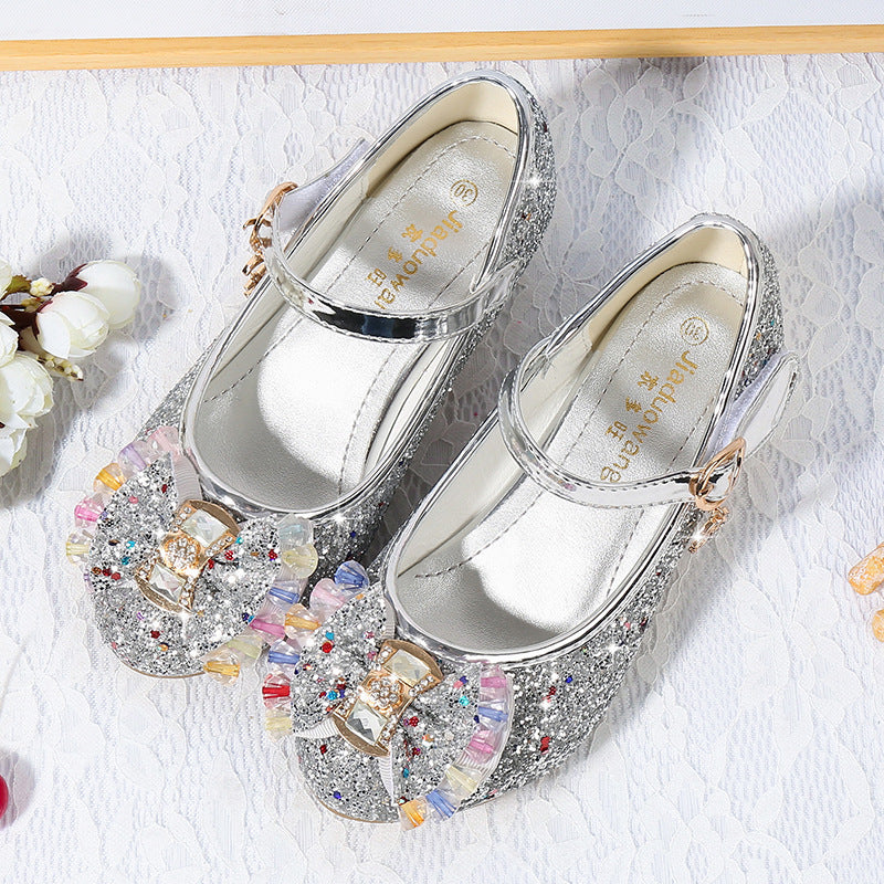 Girls Crystal Princess Shoes