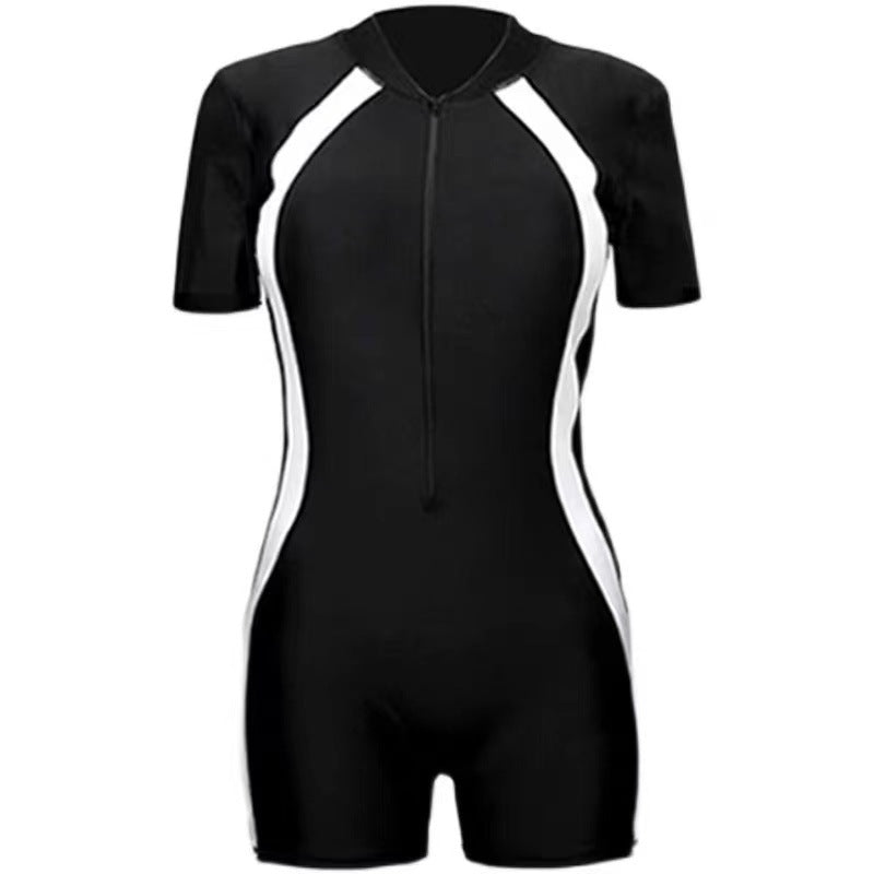Kids Short Sleeve One-Piece Swimwear