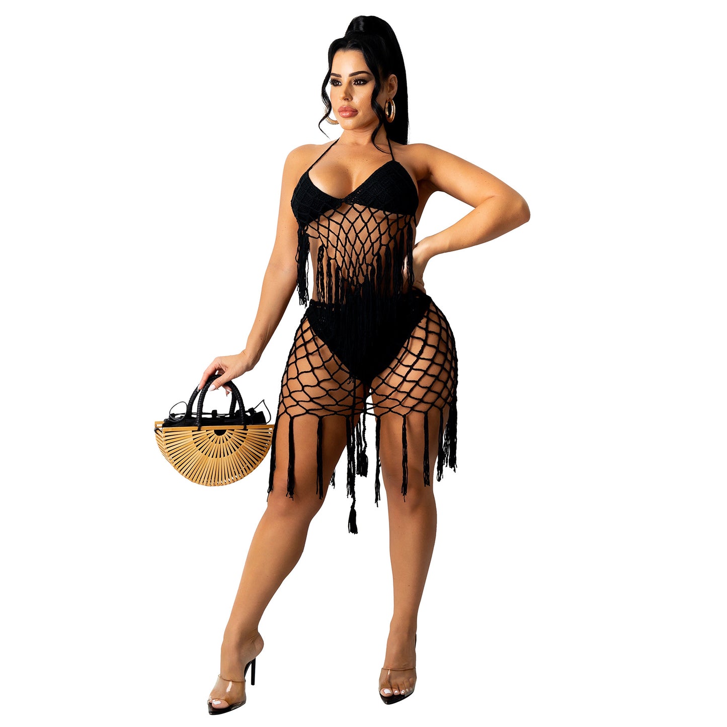 Seaside Knit Swimwear Set