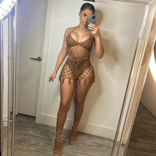 Seaside Knit Swimwear Set