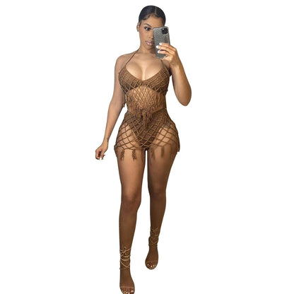 Seaside Knit Swimwear Set