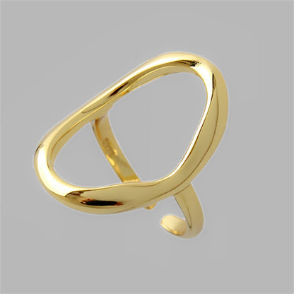 Irregular Hollow Adjustable Ring