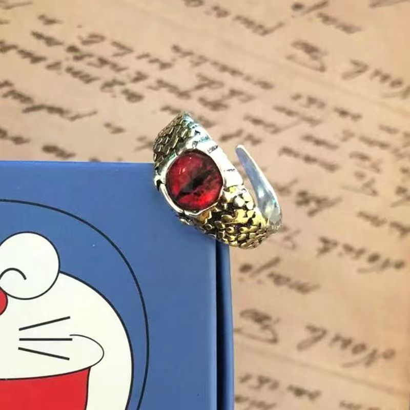 Adjustable Retro Evil Eye Ring