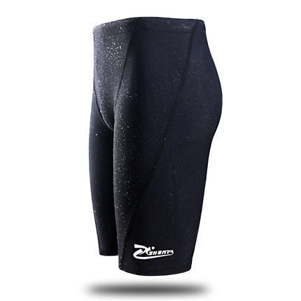 Men’s Quick-Dry Black Swim Trunks