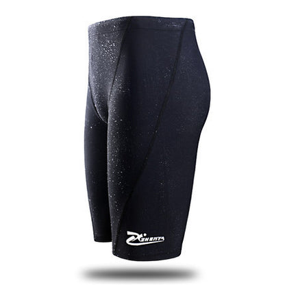 Men’s Quick-Dry Black Swim Trunks