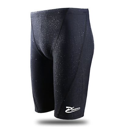Men’s Quick-Dry Black Swim Trunks