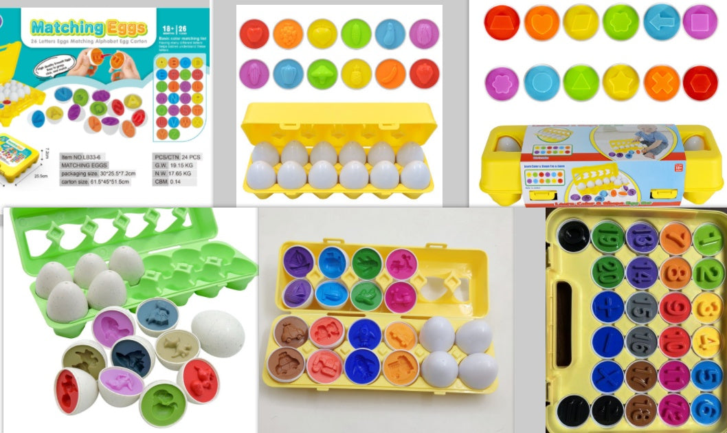 Montessori Egg Shape Matching Toy