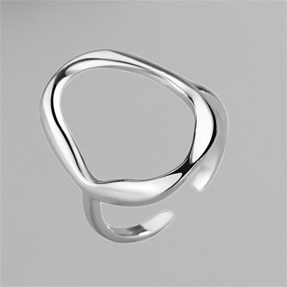 Irregular Hollow Adjustable Ring