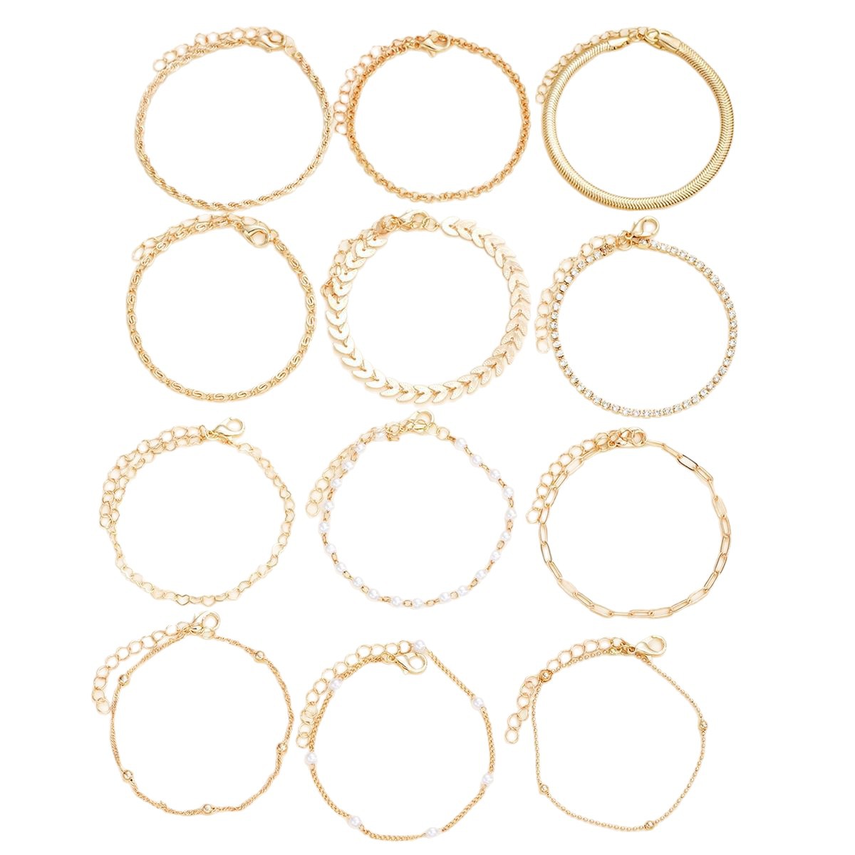 12-Piece Beaded Bracelet Set