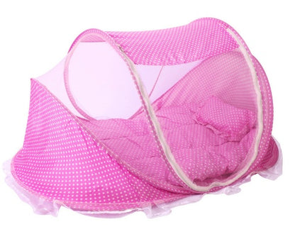 Foldable Baby Bed Net and Pillow Set